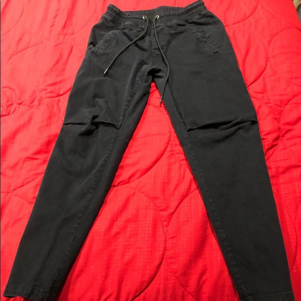 ESNTLS Black Chinos Size Medium
